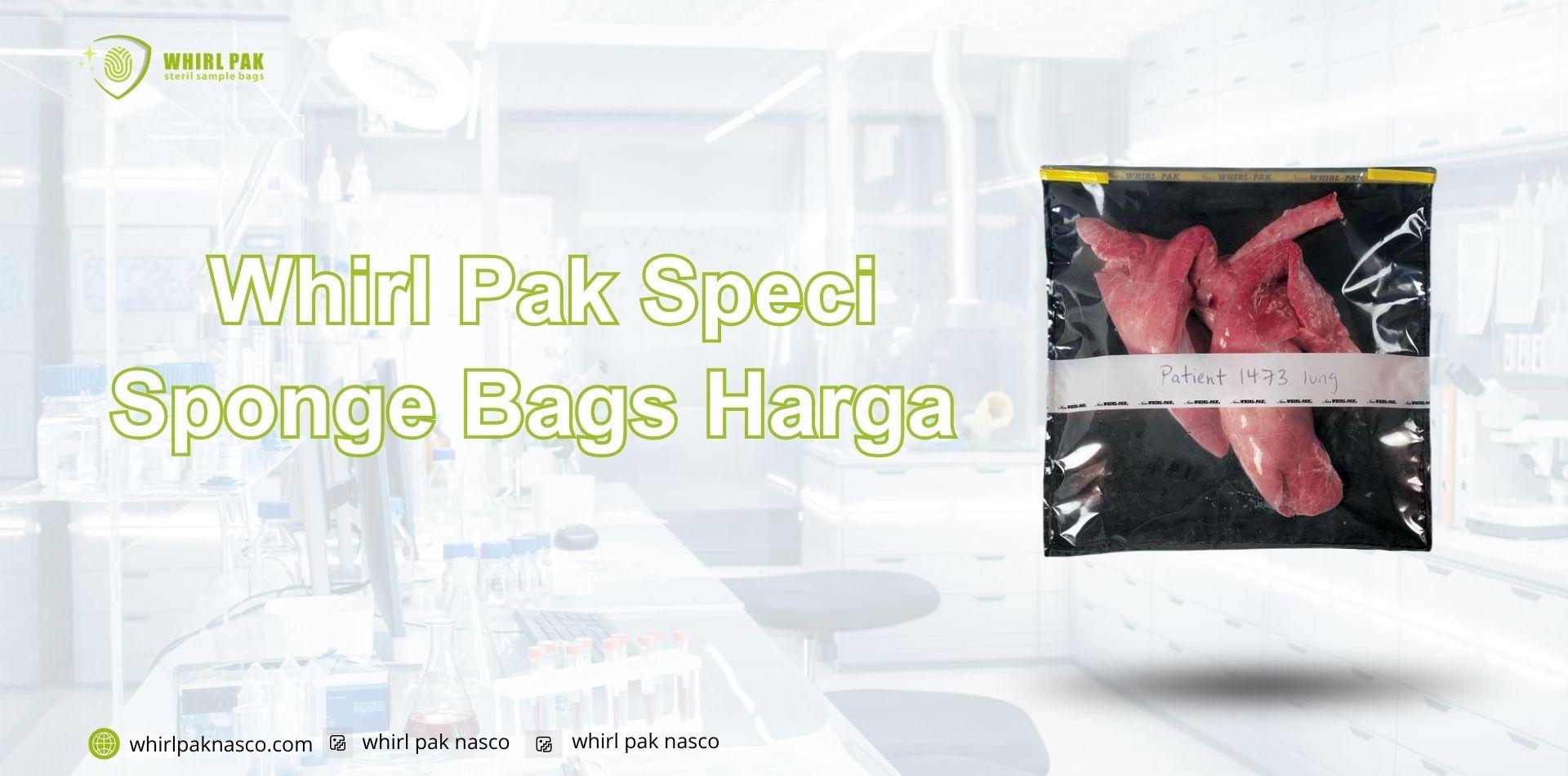 Whirl Pak Speci Sponge Bags Harga